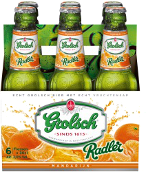 Grolsch Radler Mandarijn set van 6 flesjes á 0,30 liter